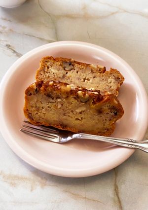 もちもち♪米粉バナナくるみケーキ♪-レシピのメイン写真