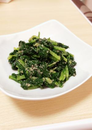 簡単！ほうれん草の胡麻和え-レシピのメイン写真
