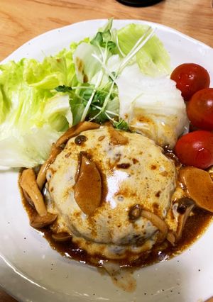 洋風煮込みハンバーグ・チーズのせ-レシピのメイン写真