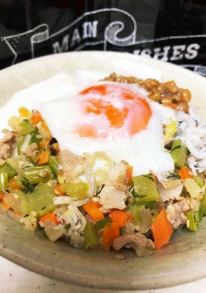 シャキシャキそぼろ野菜丼♬プロ直伝！-レシピのメイン写真
