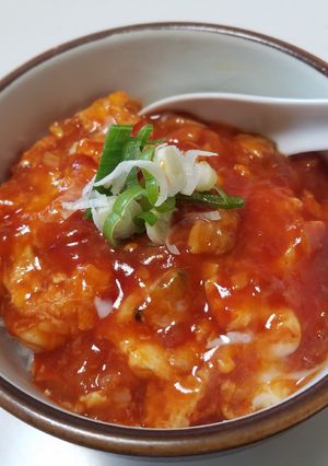 お二人さんの海鮮チリ丼！-レシピのメイン写真