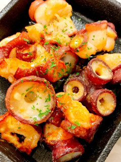 ビールに合う!水ダコのガリバタ醤油炒め-レシピのメイン写真