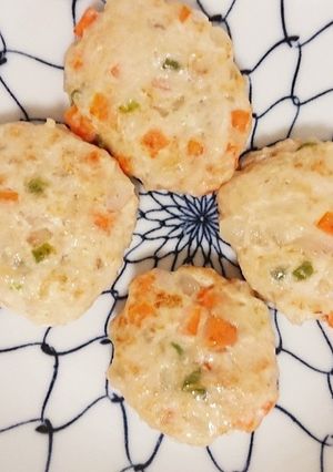 【離乳食後期】鶏肉ハンバーグ-レシピのメイン写真