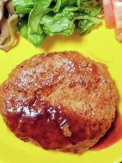 肉肉しいハンバーグ(卵なし・マヨ使用)-レシピのメイン写真