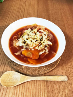 ルクエで時短 野菜トマトスープ-レシピのメイン写真