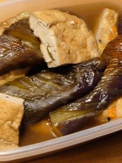 あっさり♪茄子とがんもの煮物-レシピのメイン写真