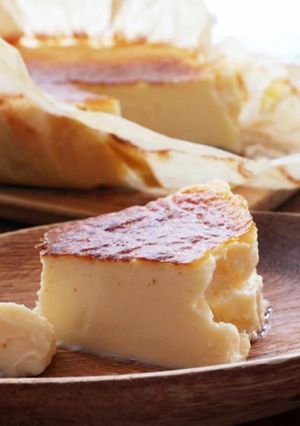 塩バニラ味♡バスク風チーズケーキ-レシピのメイン写真