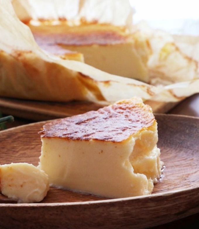 塩バニラ味♡バスク風チーズケーキ-レシピのメイン写真