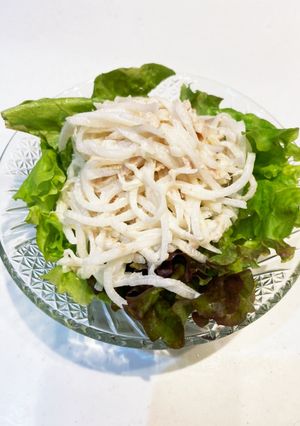超簡単☆モリモリ食べるツナマヨ大根サラダ-レシピのメイン写真