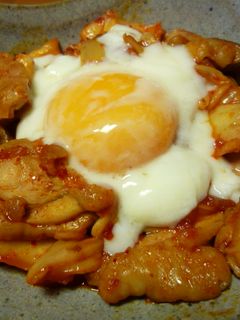 ☼超簡単♪鶏もも肉で♪プリ鶏キムチ炒め-レシピのメイン写真