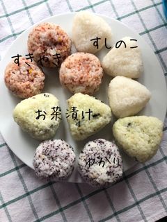 お茶漬け*ふりかけ△おにぎり-レシピのメイン写真