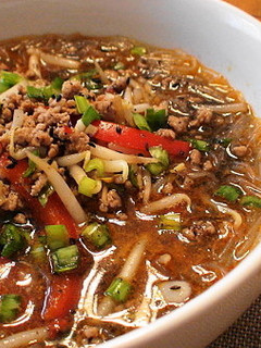ヘルシーな*春雨の黒ごま坦々麺*-レシピのメイン写真