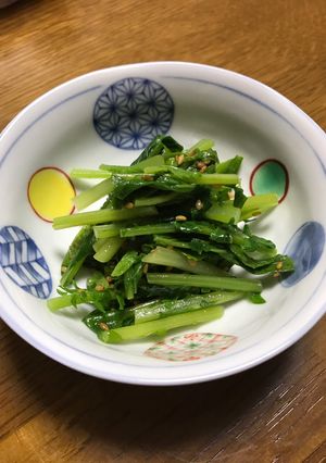 大根葉のナムル〜塩とごま油とゴマ-レシピのメイン写真