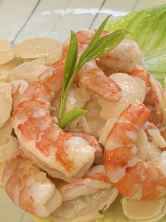 やわらか白花豆と海老のホットサラダ-レシピのメイン写真
