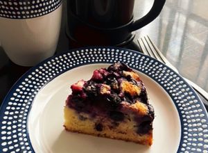 海外で作れるブルーベリーたっぷりケーキ-レシピのメイン写真