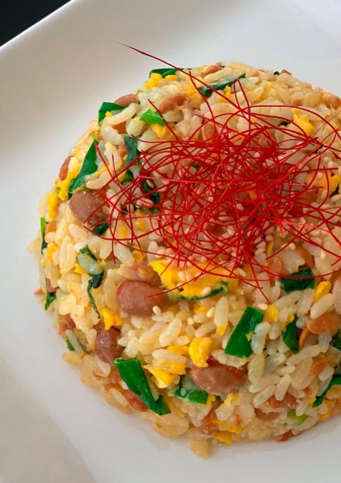ニラ納豆チーズチャーハン-レシピのメイン写真