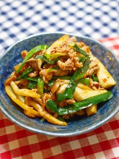 きのこの豚キムチ-レシピのメイン写真