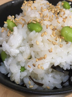 枝豆ご飯 おつまみの枝豆が残ったら‥。-レシピのメイン写真