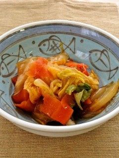 白菜の甘酢醤油和え(透析食)-レシピのメイン写真