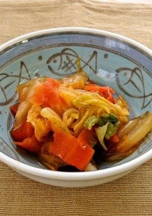 白菜の甘酢醤油和え(透析食)-レシピのメイン写真