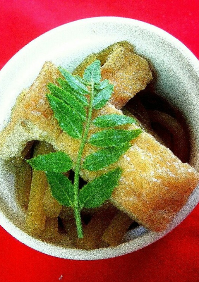 農家のレシピ★ふきと油揚げの美味しい煮物-レシピのメイン写真