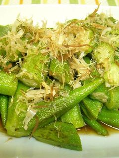 オクラの麺つゆ炒め-レシピのメイン写真