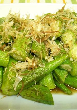 オクラの麺つゆ炒め-レシピのメイン写真