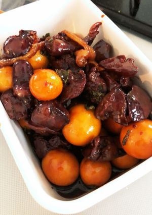 きんかん入り鶏もつ煮-レシピのメイン写真