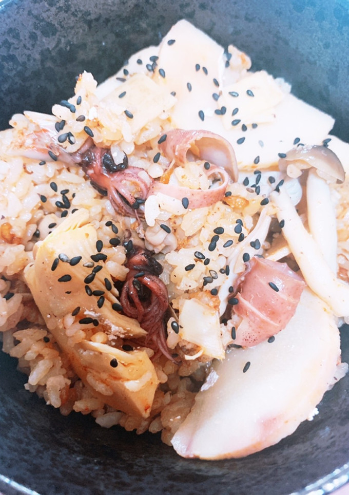 簡単！ホタルイカの炊き込みご飯-レシピのメイン写真