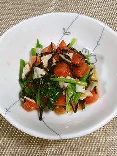 ほうれん草とひじきのポン酢和え-レシピのメイン写真