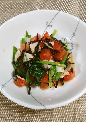 ほうれん草とひじきのポン酢和え-レシピのメイン写真