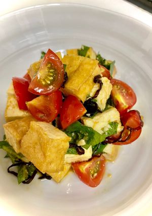 厚揚げと香味野菜の塩昆布和え-レシピのメイン写真