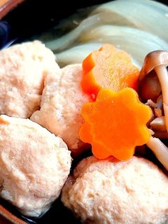 やわらか鶏団子と新玉ねぎのあっさり煮-レシピのメイン写真