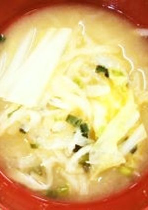 切干大根と白菜の味噌汁-レシピのメイン写真