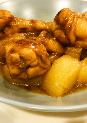 味しみしみ♪手羽と大根の照り煮-レシピのメイン写真