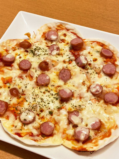 お花の餃子ピザ-レシピのメイン写真