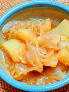 玉ねぎとじゃがいもの煮物-レシピのメイン写真