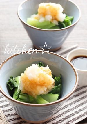 チンゲン菜のおろしのせ-レシピのメイン写真