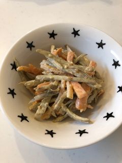 胡麻ドレで超簡単ごぼうサラダ-レシピのメイン写真