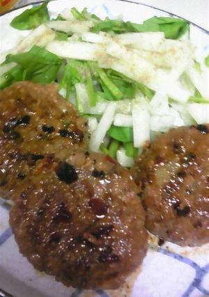 中華風ピリ辛ハンバーグ-レシピのメイン写真