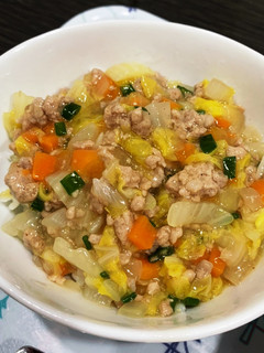 幼児食*野菜とひき肉の中華あんかけ-レシピのメイン写真