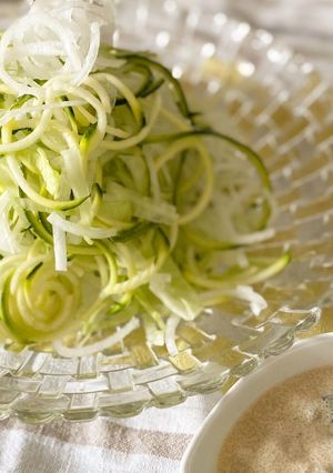 旬の野菜に、ザジキ風！たらこドレッシング-レシピのメイン写真