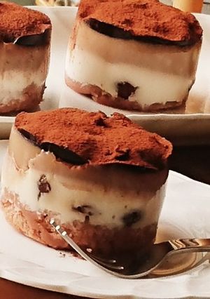 3層のカフェラテムース★杏仁豆腐のケーキ-レシピのメイン写真