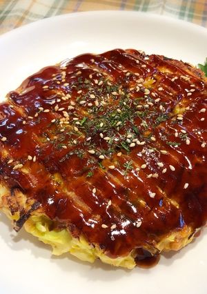 サラダチキンと大葉のお好み焼-レシピのメイン写真