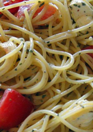 トマトとクリームチーズの冷製パスタ-レシピのメイン写真
