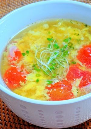 即席トマトスープ-レシピのメイン写真