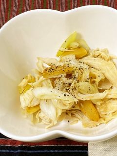 簡単!サラダチキンねぎ炒め-レシピのメイン写真
