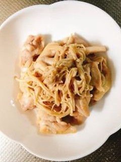 おつまみ!鶏もも肉とえのき-レシピのメイン写真