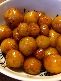 フライパンで新じゃが揚げ煮-レシピのメイン写真