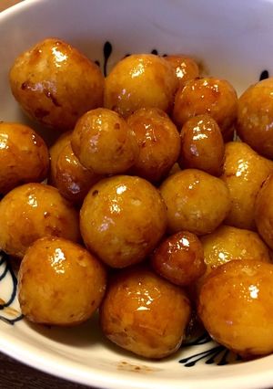 フライパンで新じゃが揚げ煮-レシピのメイン写真